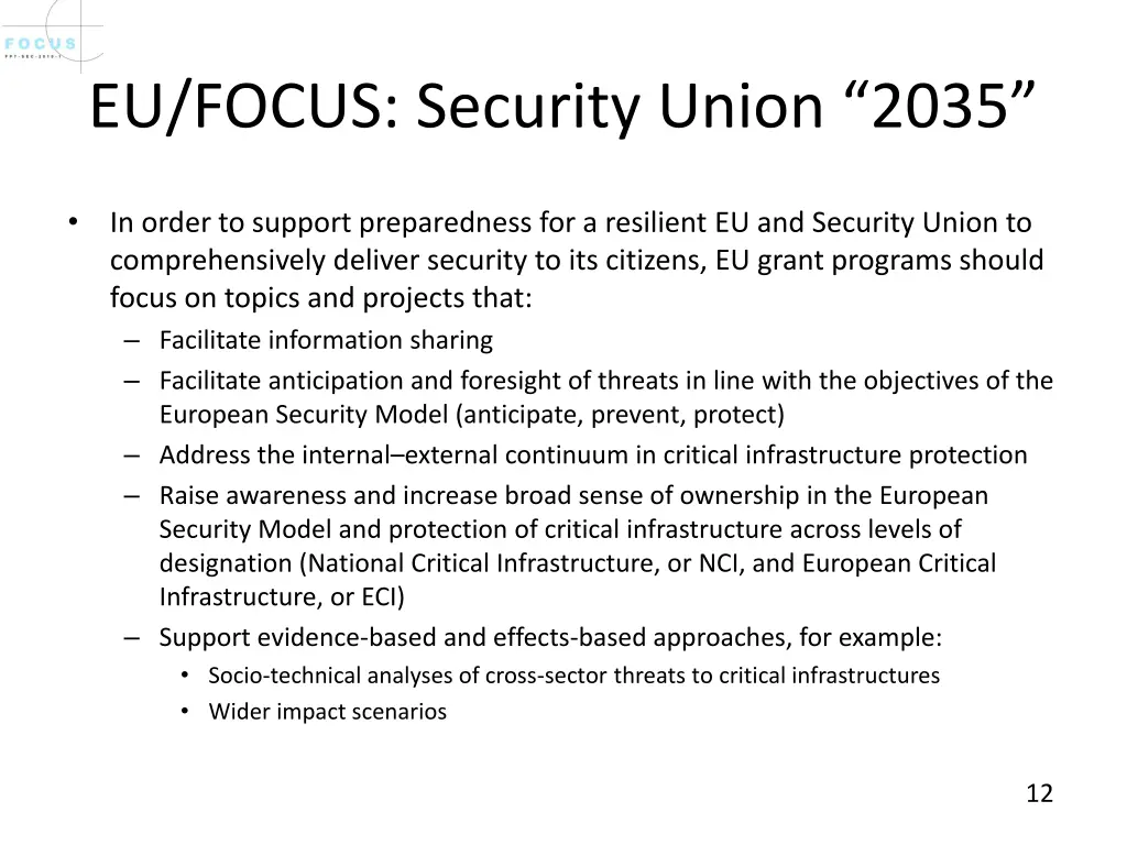 eu focus security union 2035