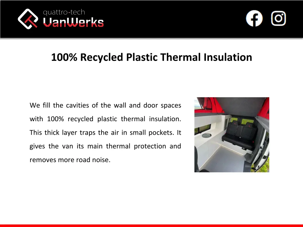 100 recycled plastic thermal insulation