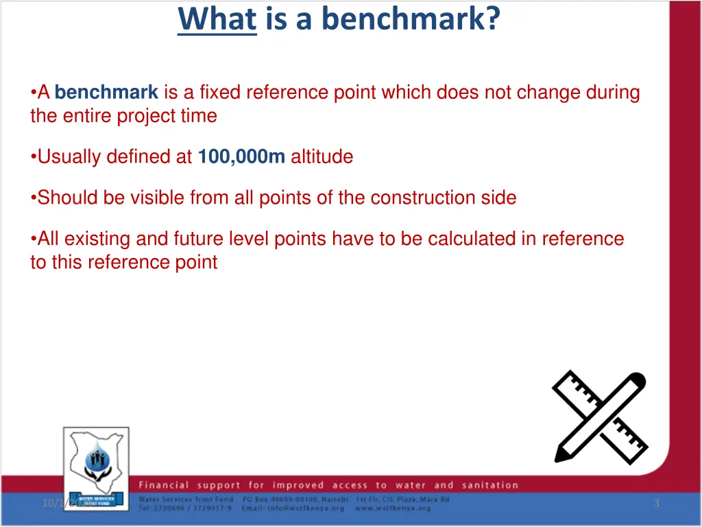 what is a benchmark