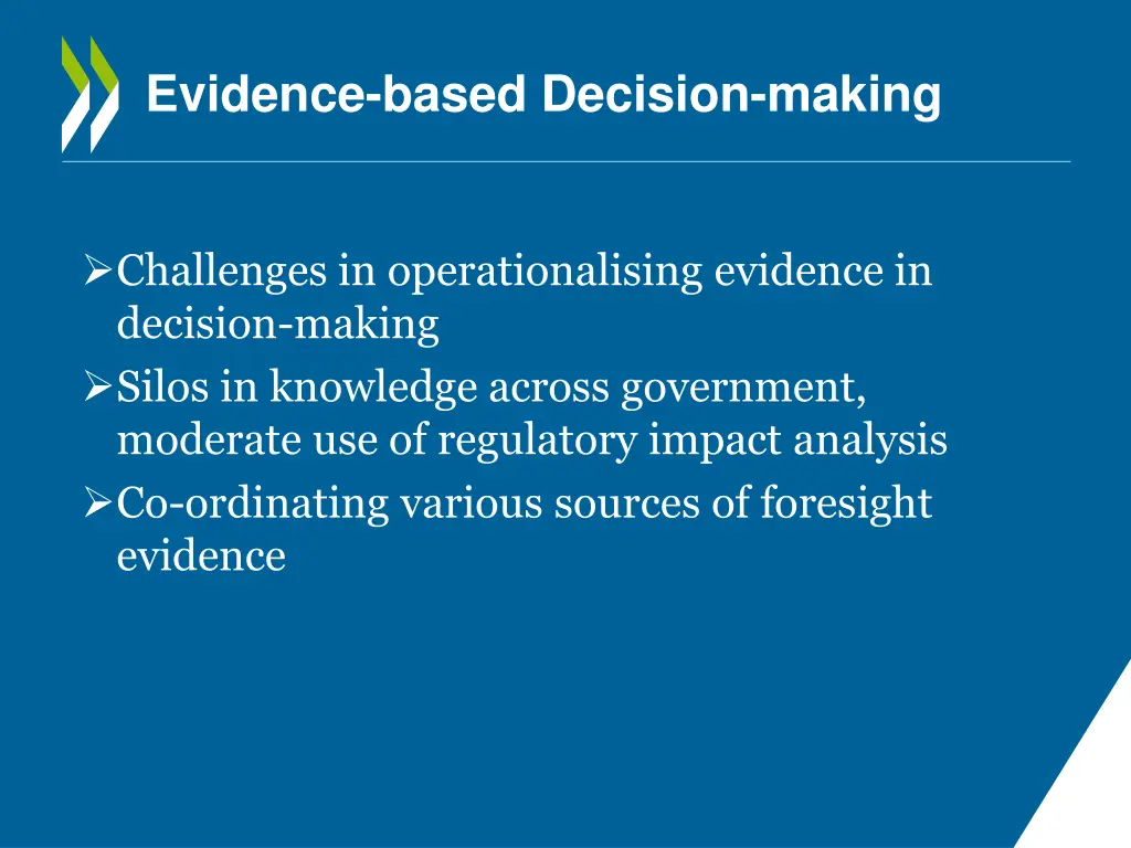 evidence based decision making