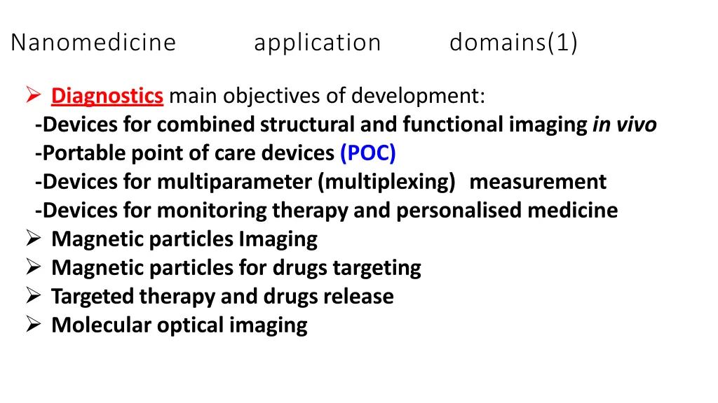 nanomedicine