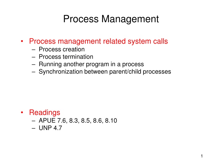 process management