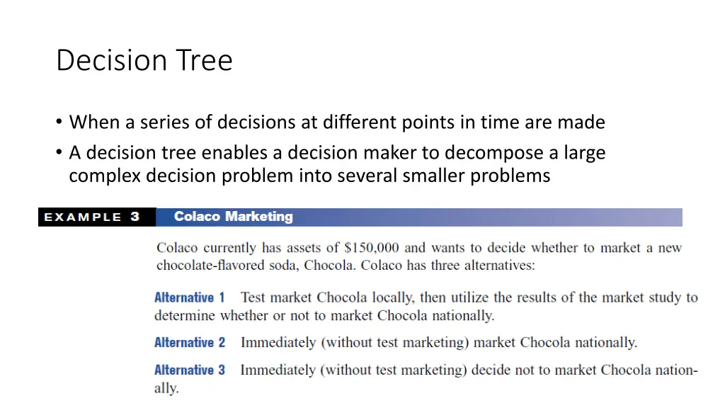 decision tree