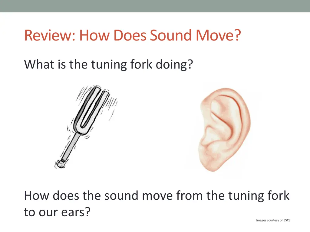 review how does sound move