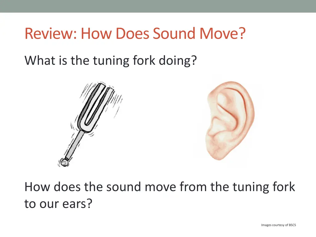 review how does sound move