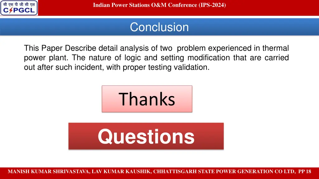 indian power stations o m conference ips 2024 16