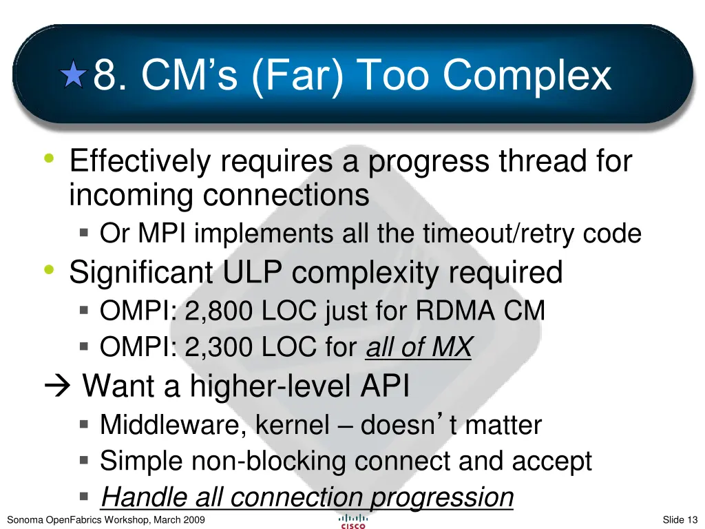 8 cm s far too complex