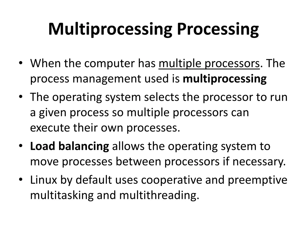 multiprocessing processing