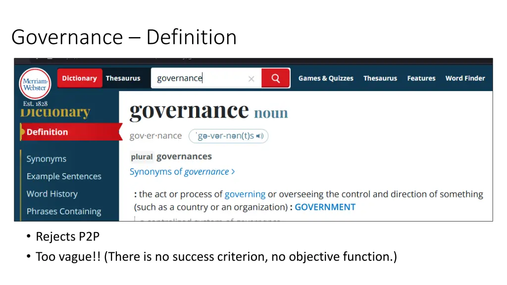 governance definition 2