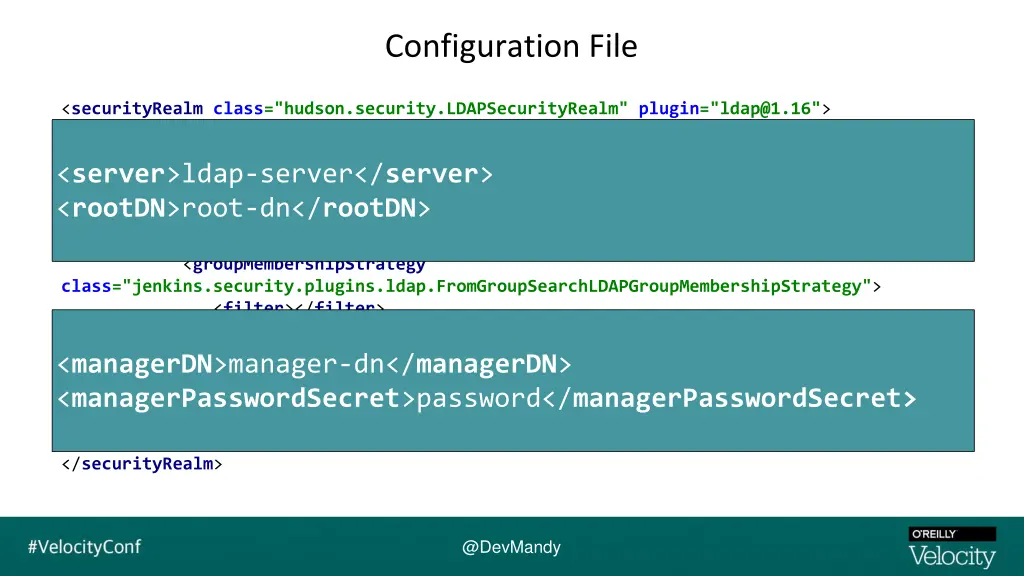 configuration file