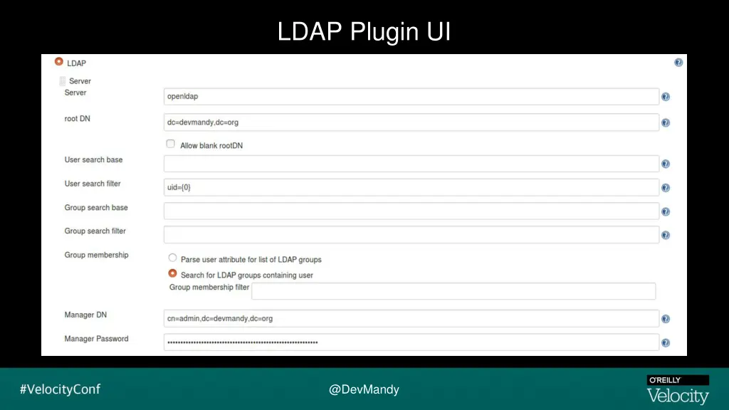 ldap plugin ui