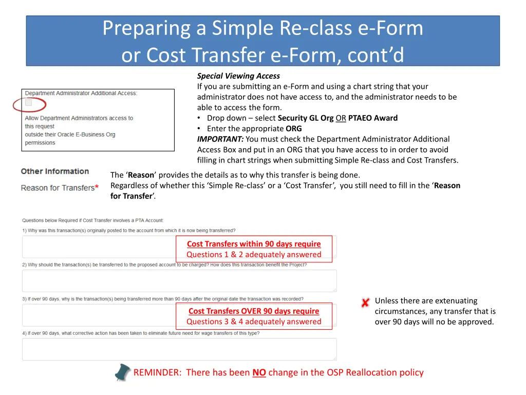 preparing a simple re class e form or cost 1