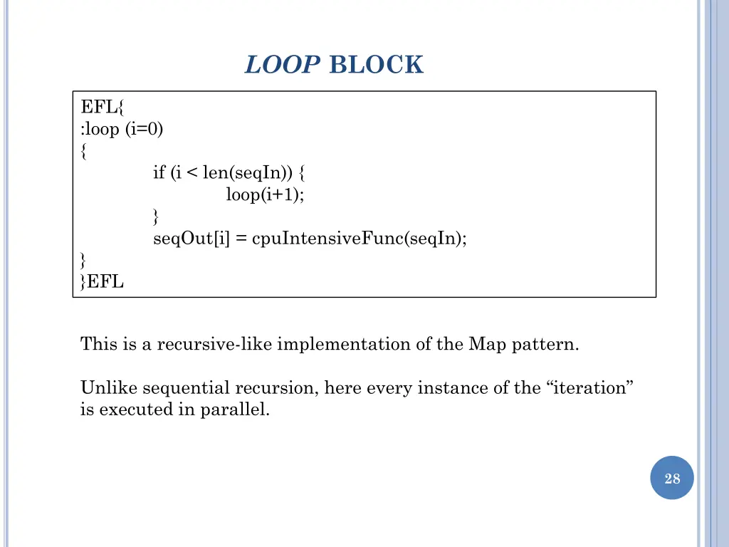 loop block