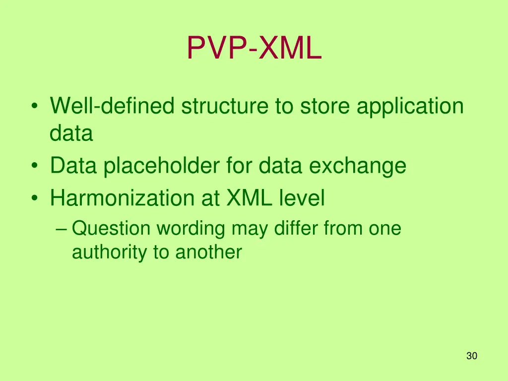 pvp xml