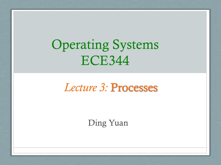 operating systems ece344