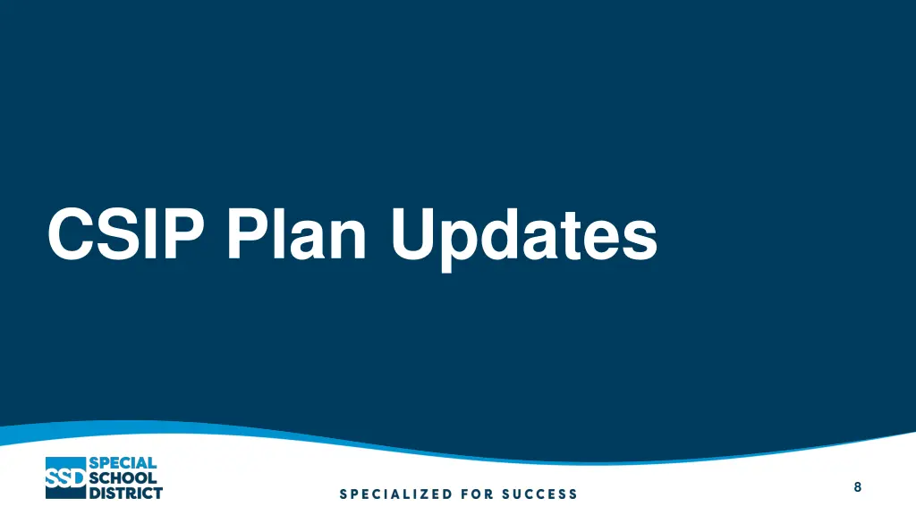 csip plan updates