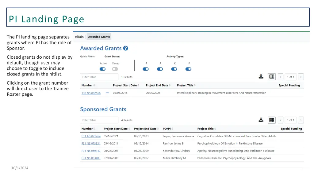 pi landing page