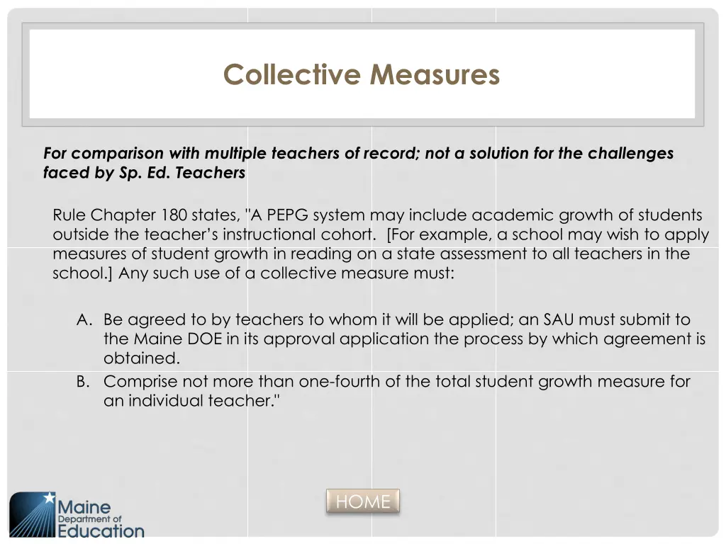 collective measures