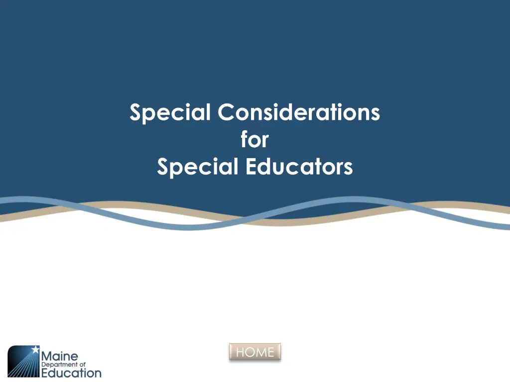 special considerations for special educators