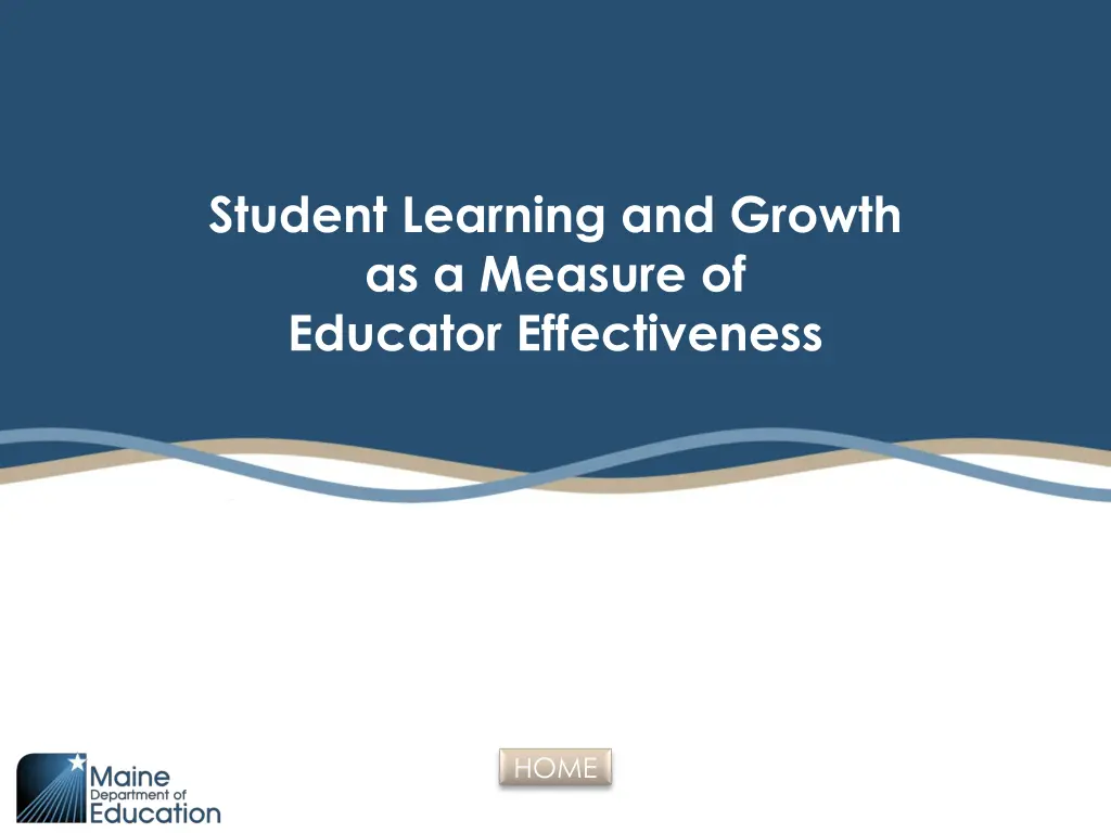 student learning and growth as a measure 1