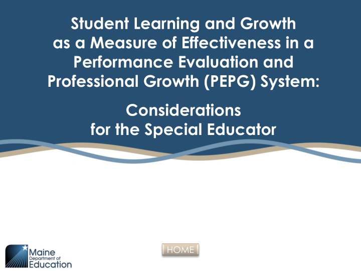 student learning and growth as a measure