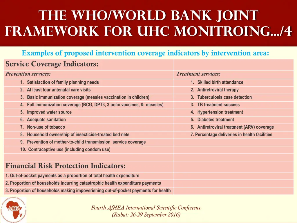 the who world bank joint framework 3