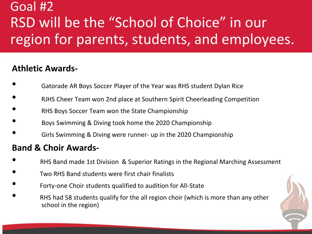 goal 2 rsd will be the school of choice 2