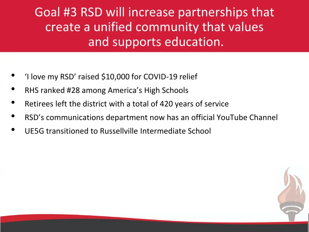 goal 3 rsd will increase partnerships that create 1