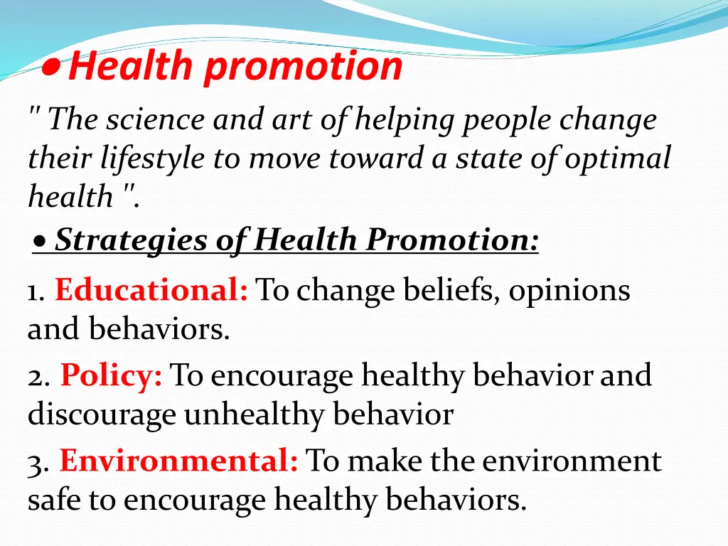 health promotion the science and art of helping