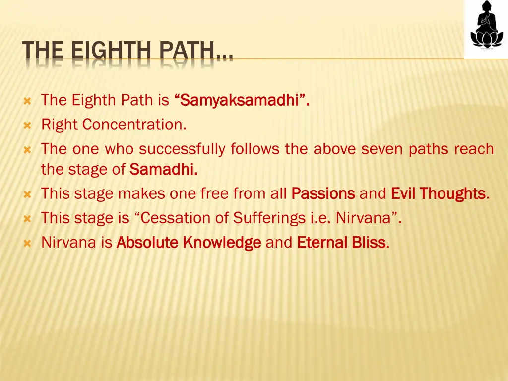 the eighth path