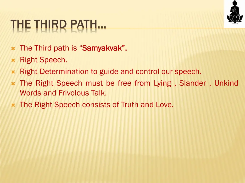 the third path