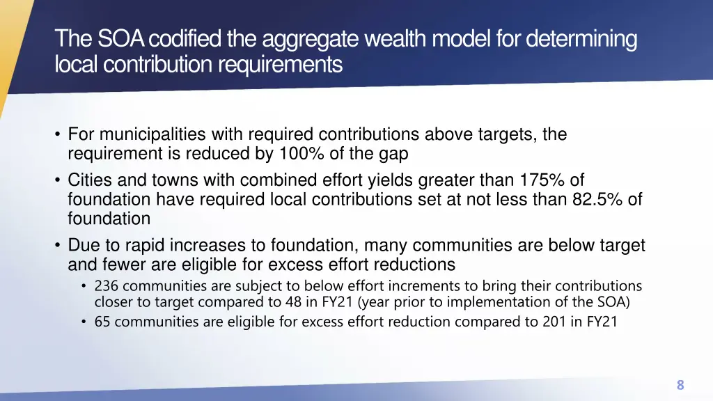 the soa codified the aggregate wealth model