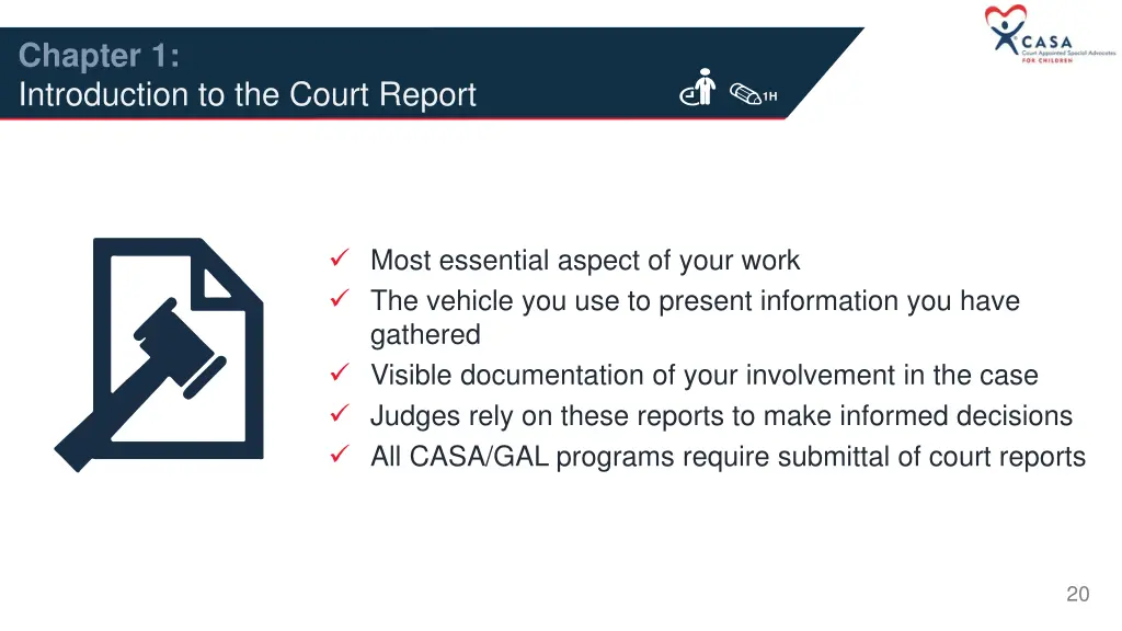 chapter 1 introduction to the court report