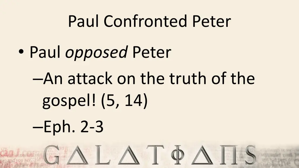 paul confronted peter 2