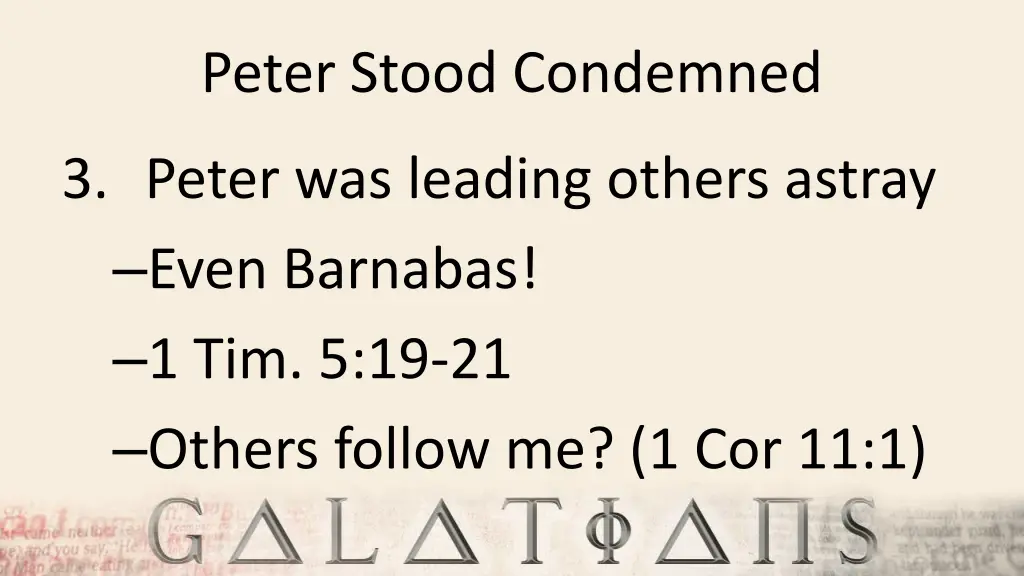 peter stood condemned 5