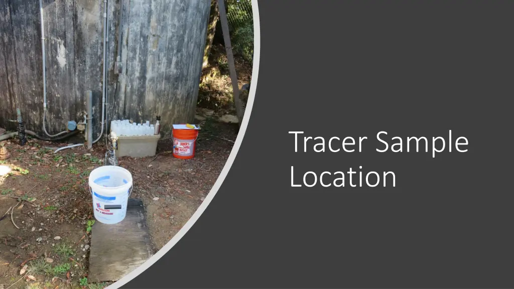 tracer sample location