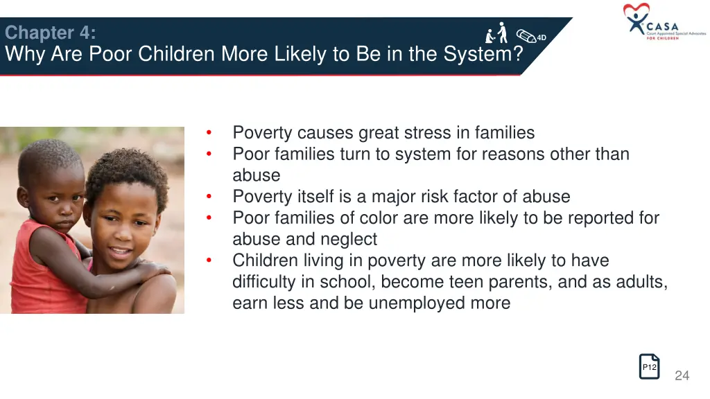 chapter 4 why are poor children more likely