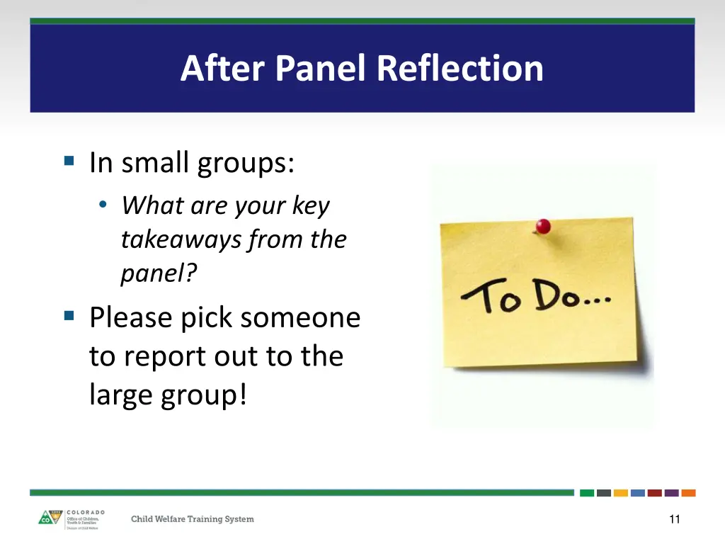 after panel reflection