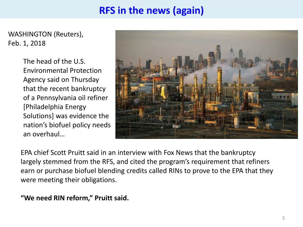 rfs in the news again