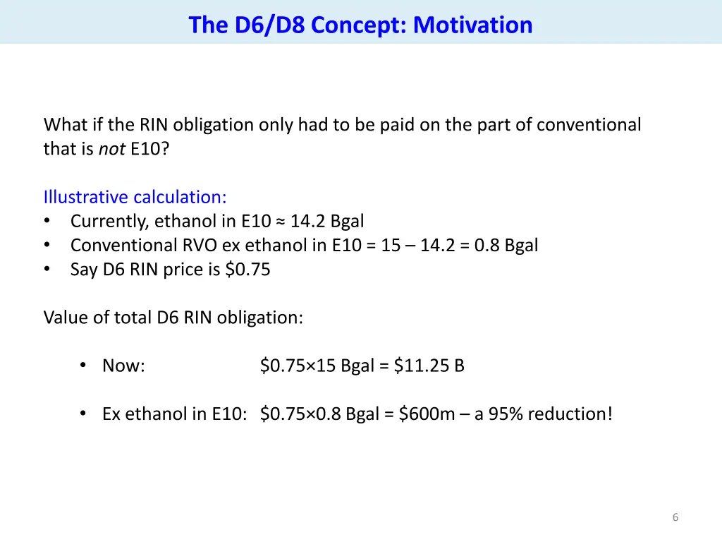 the d6 d8 concept motivation