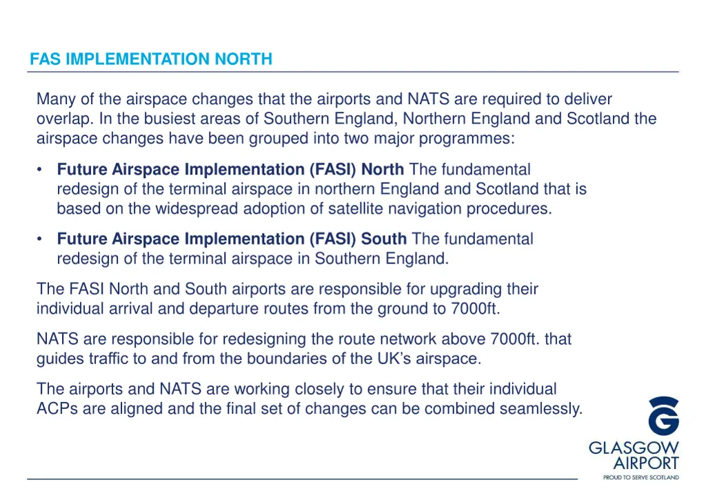 fas implementation north