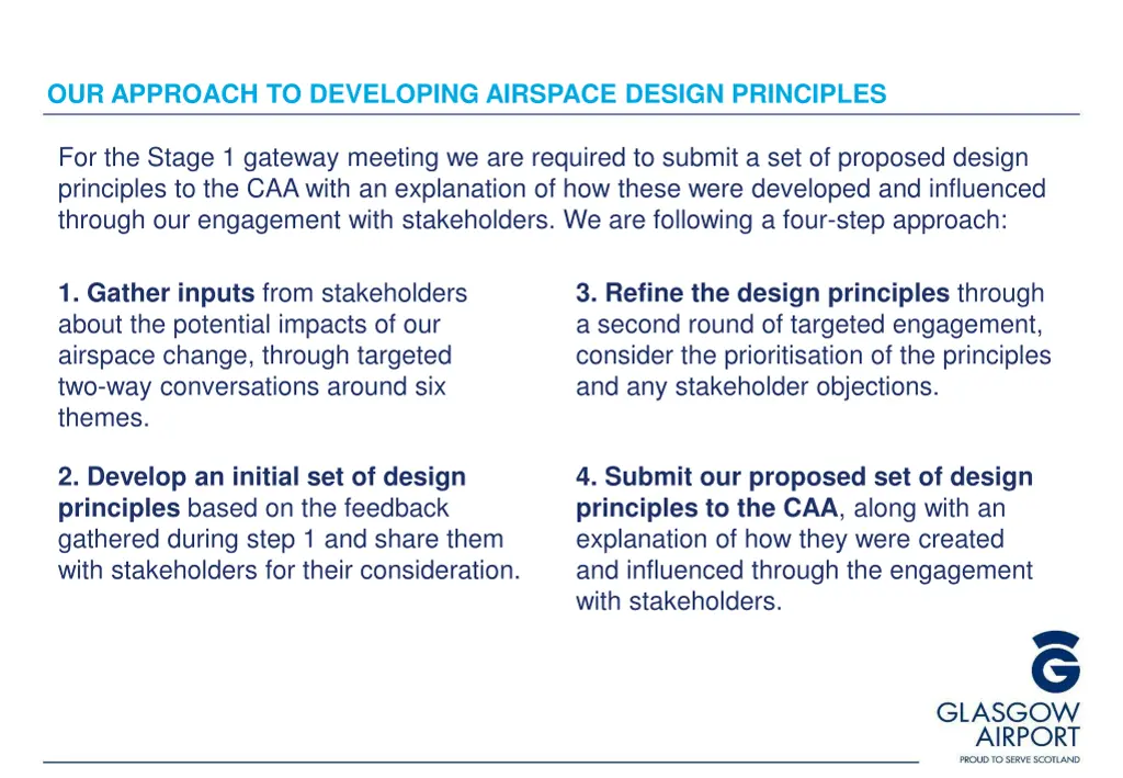 our approach to developing airspace design