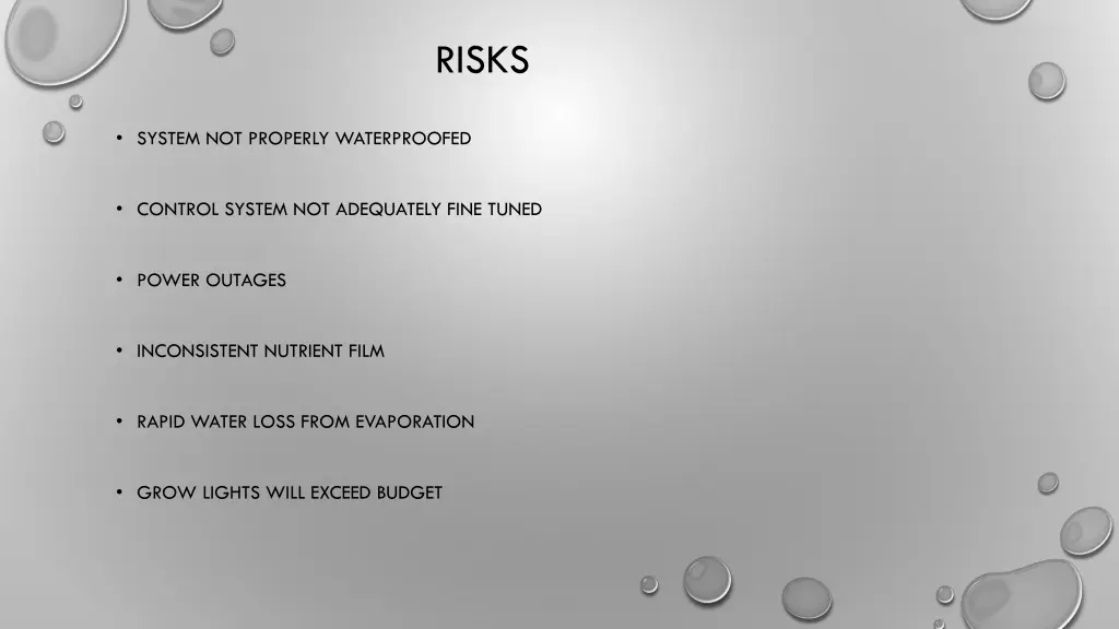 risks