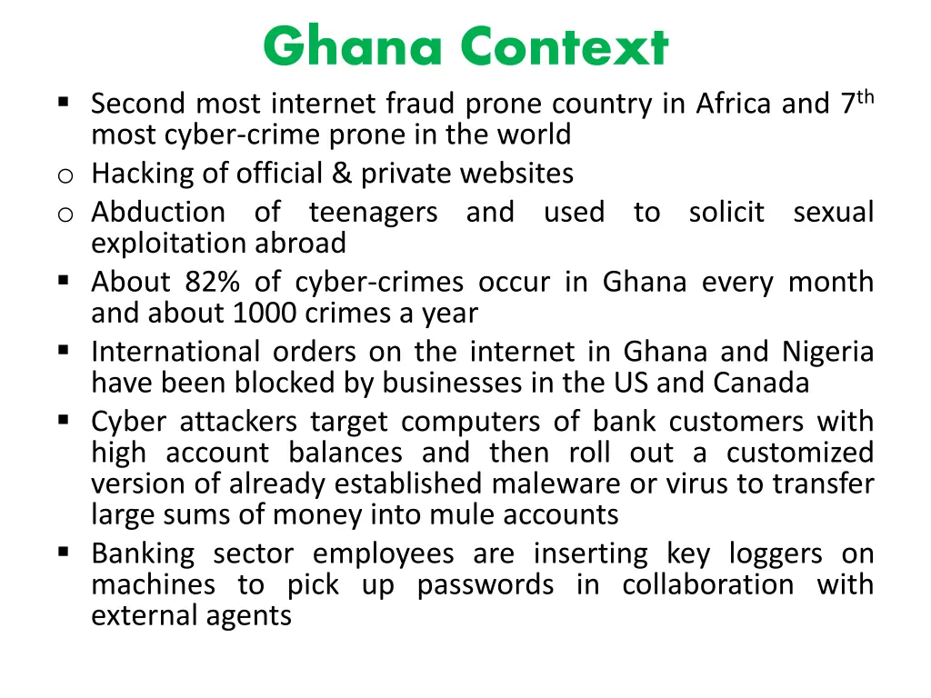 ghana context