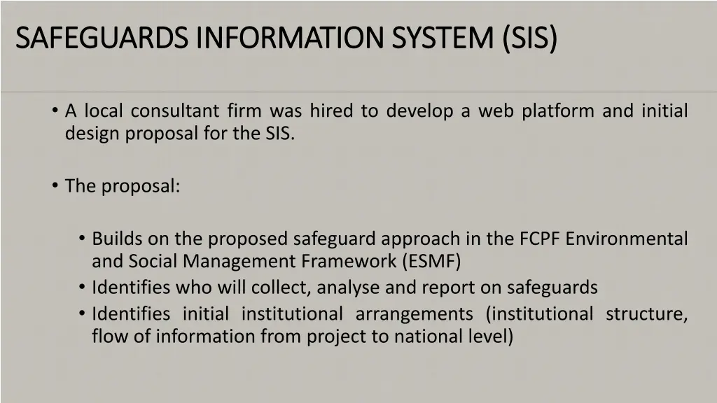 safeguards information system sis safeguards 1