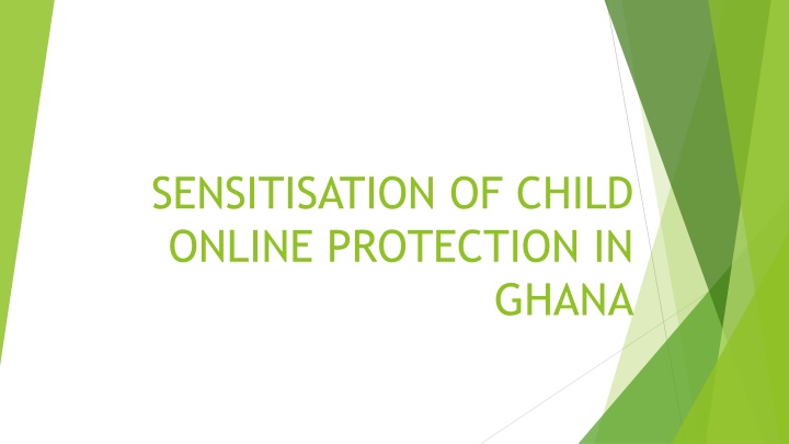 sensitisation of child online protection in