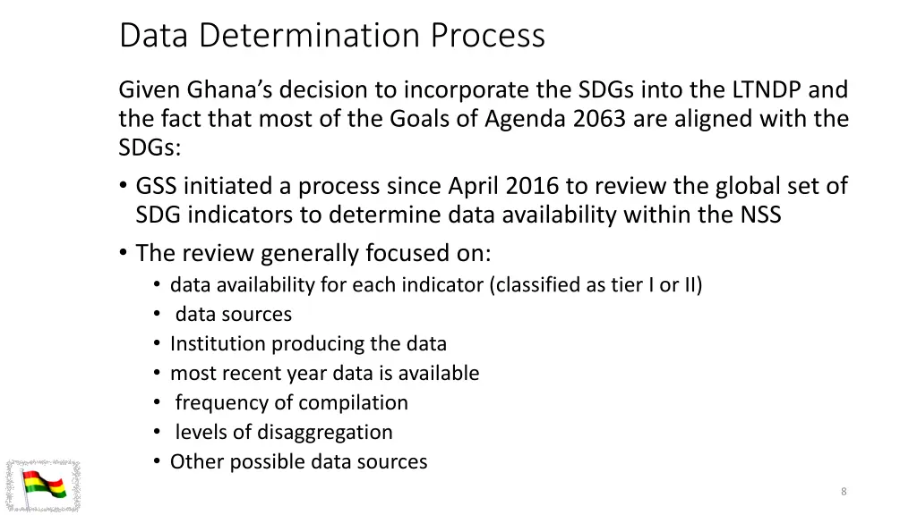 data determination process