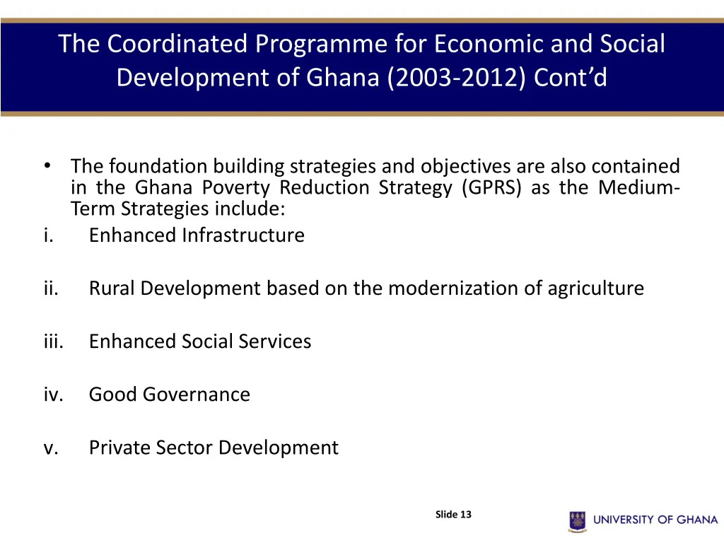 the coordinated programme for economic and social 2