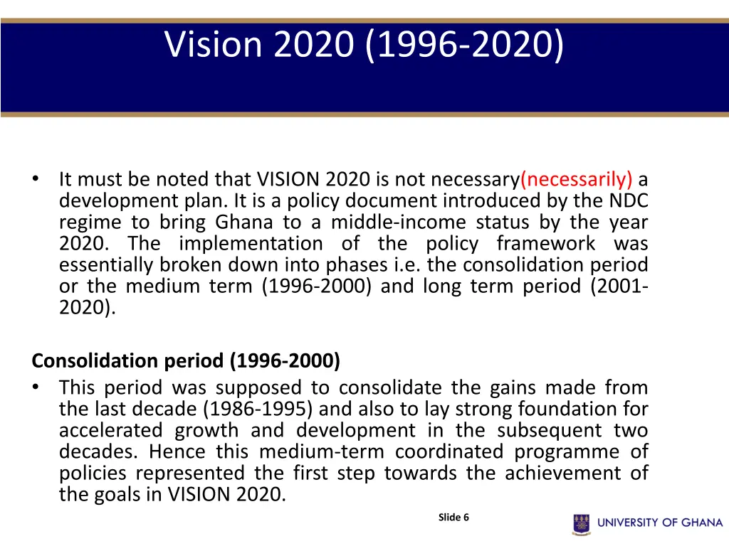 vision 2020 1996 2020