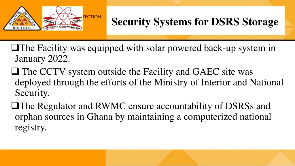 security systems for dsrs storage 2